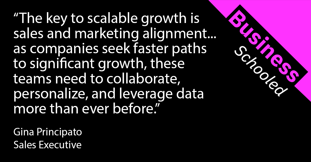 Cracking the code: Sales & marketing alignment with Gina Principato